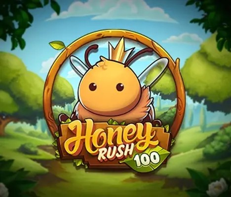 Honey Rush 100 slot logo by Play’n GO at Qbet